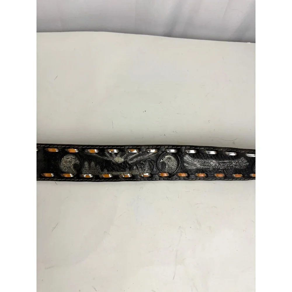 Vintage Handmade Leather‎ Belt 